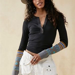 Free people  Milkah Layering Thermal Cuff